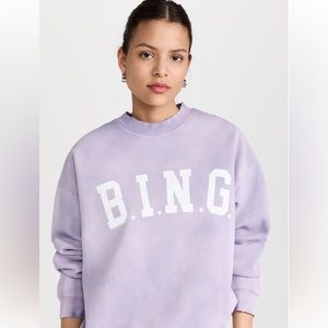 ANINE BING
Tyler Sweatshirt Washed Lavender NWT SOLD OUT